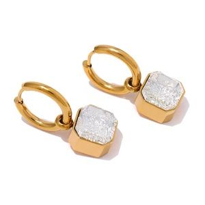 ◾️18K Gold Plated AAA Cubic Zirconia Huggie Earrings